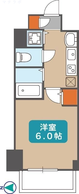 5階の間取り図