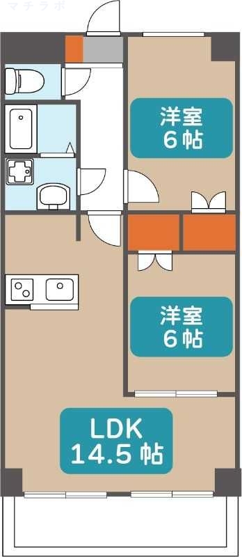 4階の間取り図