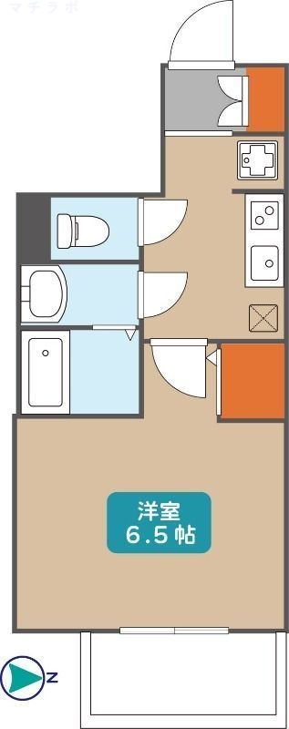 6階の間取り図