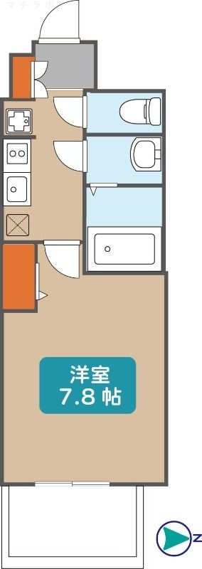 6階の間取り図