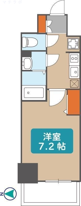 2階の間取り図