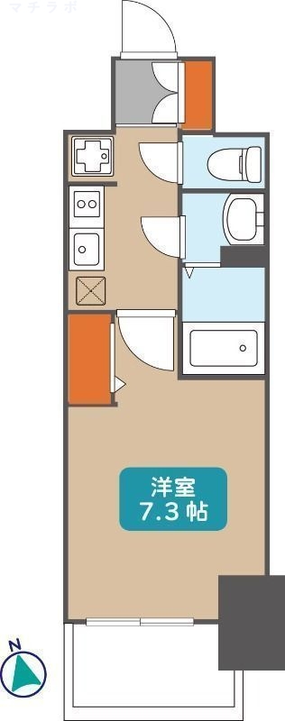 4階の間取り図