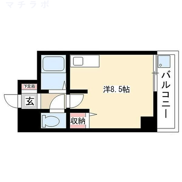 4階の間取り図