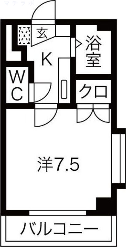 2階の間取り図