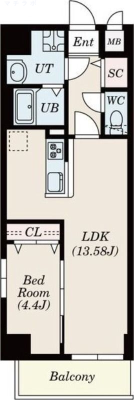 9階の間取り図
