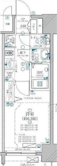 9階の間取り図