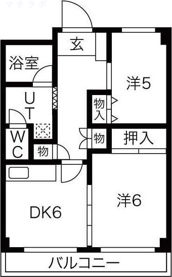4階の間取り図