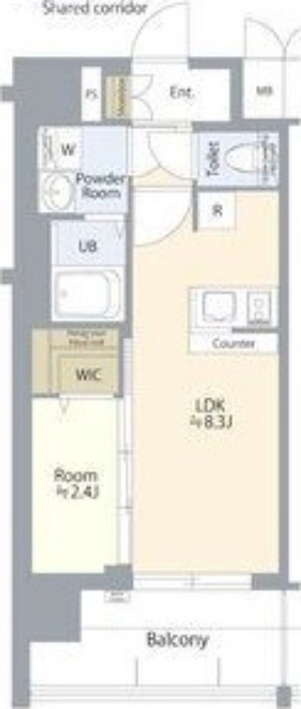 2階の間取り図