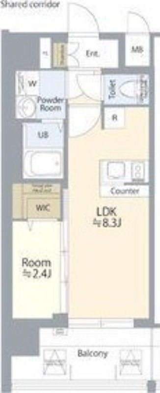 6階の間取り図