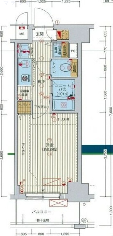 7階の間取り図