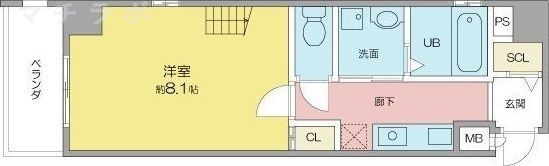 4階の間取り図