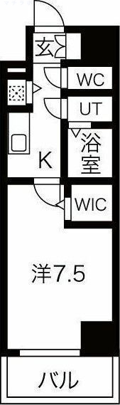 3階の間取り図