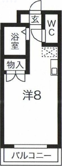 6階の間取り図