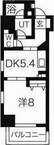8階の間取り図