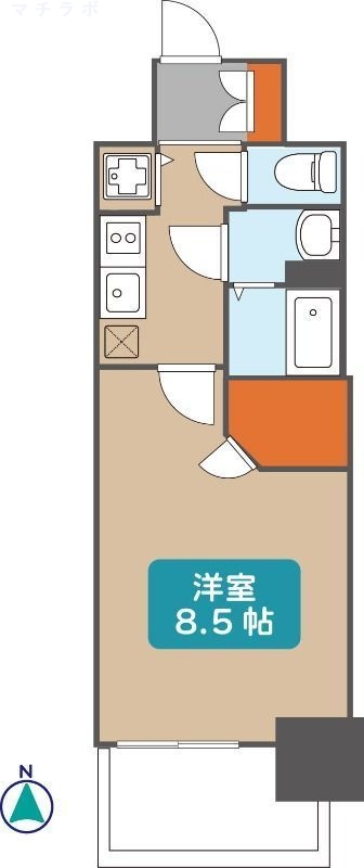 2階の間取り図