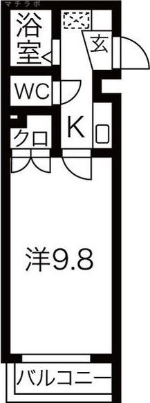 1階の間取り図