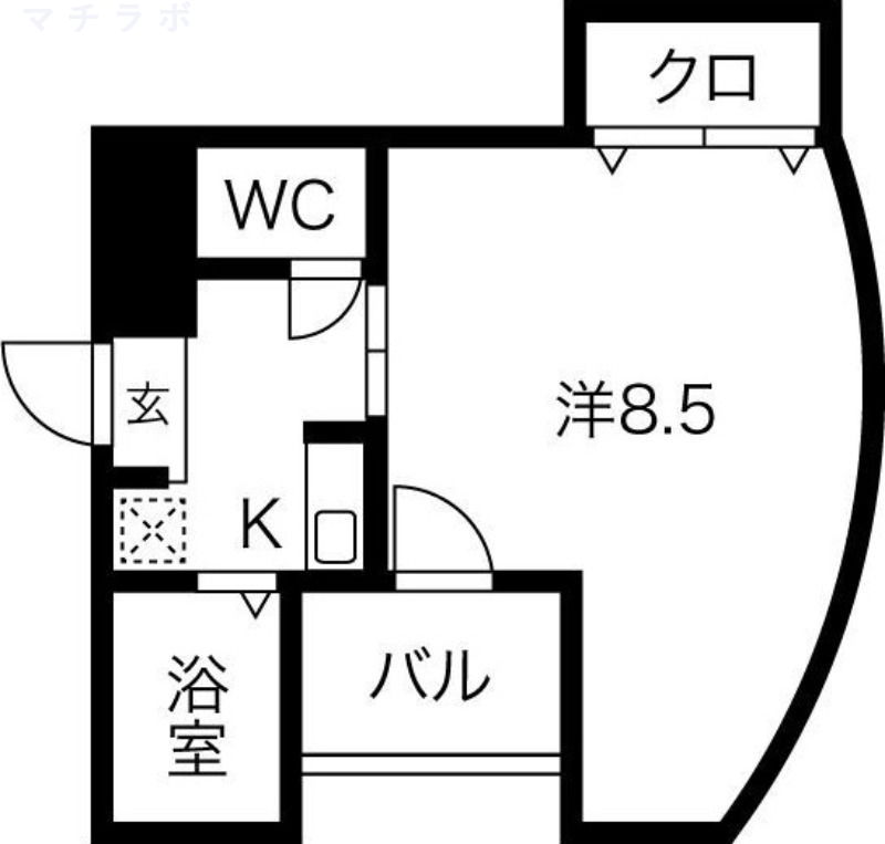 7階の間取り図