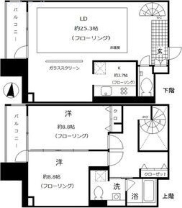 14階の間取り図