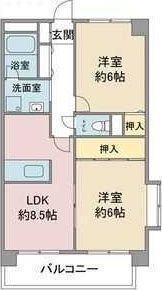 2階の間取り図