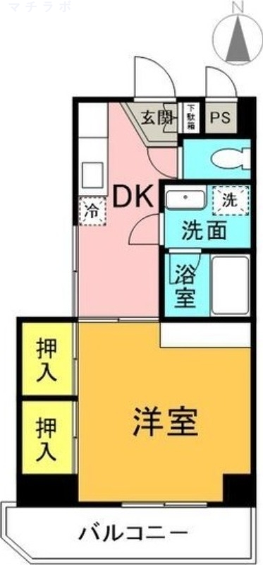 6階の間取り図