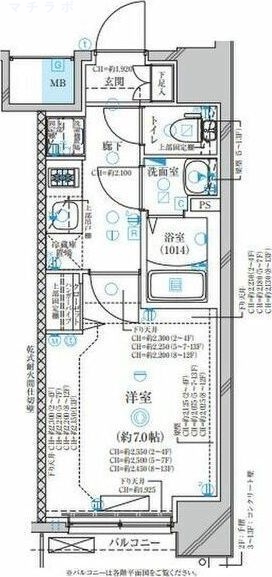 5階の間取り図