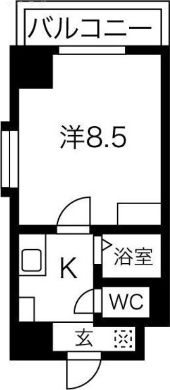 1階の間取り図