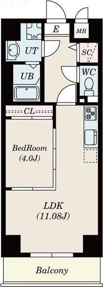14階の間取り図