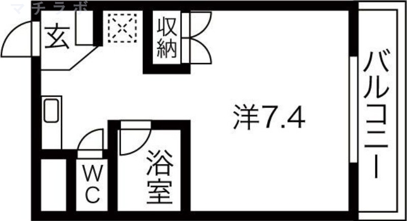 2階の間取り図