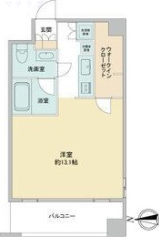 8階の間取り図