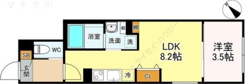 3階の間取り図