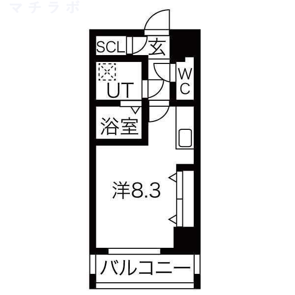 6階の間取り図