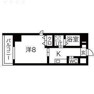 6階の間取り図