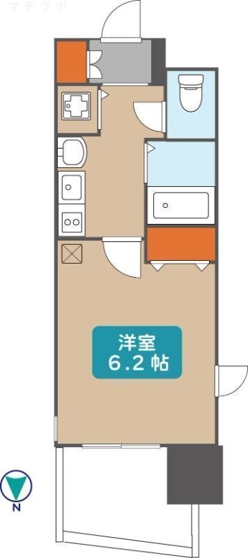 2階の間取り図