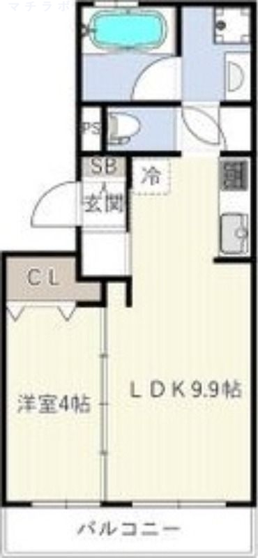 1階の間取り図