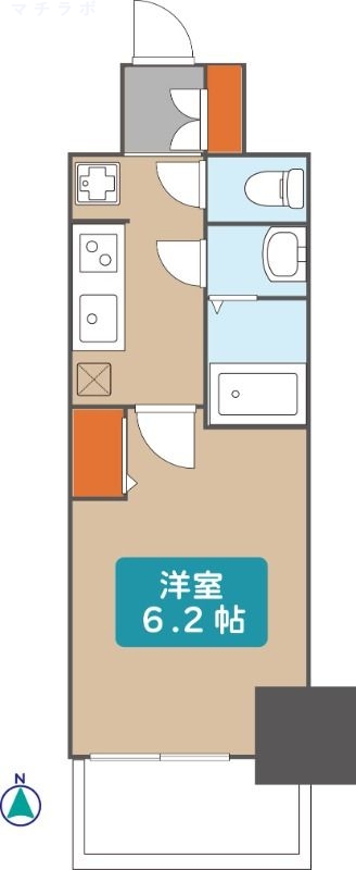 6階の間取り図