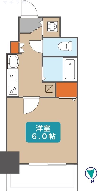 2階の間取り図