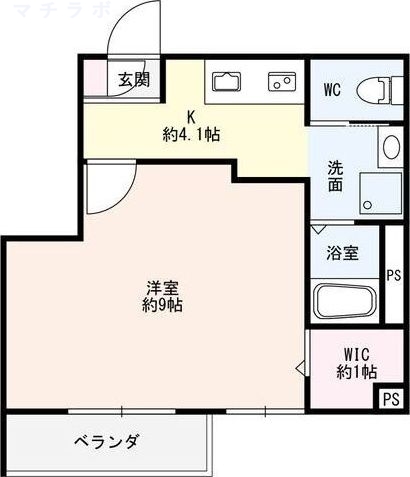 1階の間取り図