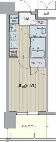 8階の間取り図