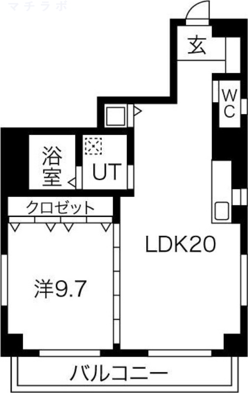 7階の間取り図