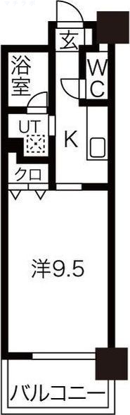 7階の間取り図