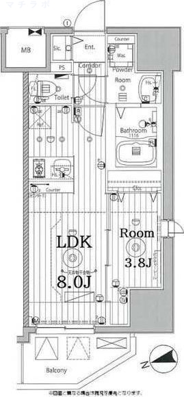 15階の間取り図