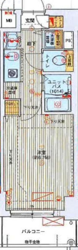 7階の間取り図