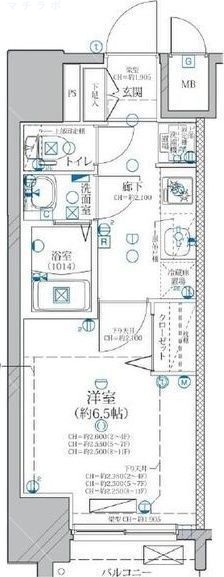 9階の間取り図