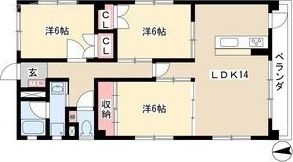 2階の間取り図