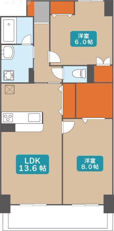 4階の間取り図
