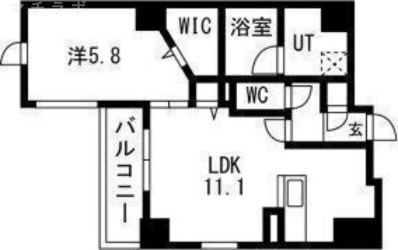 3階の間取り図