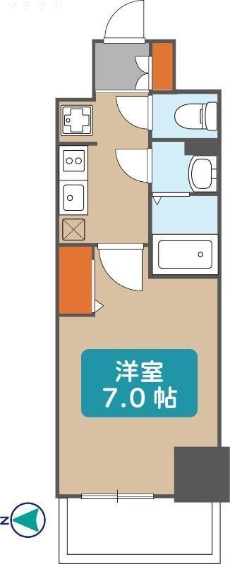 6階の間取り図