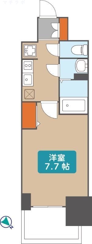 2階の間取り図