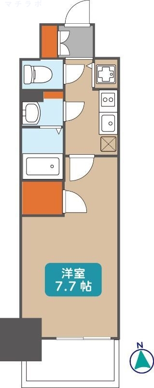 8階の間取り図