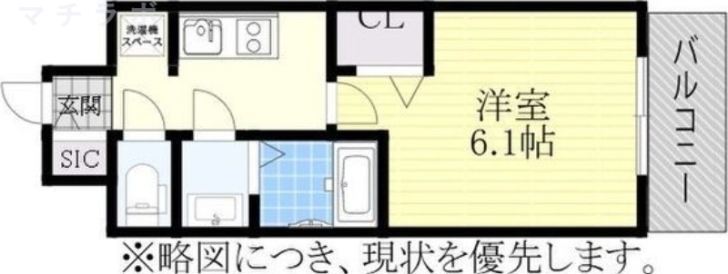 6階の間取り図